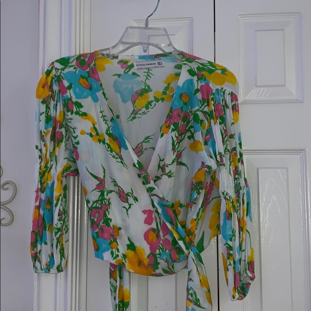 Faithfull The Brand Bisset Wrap Top